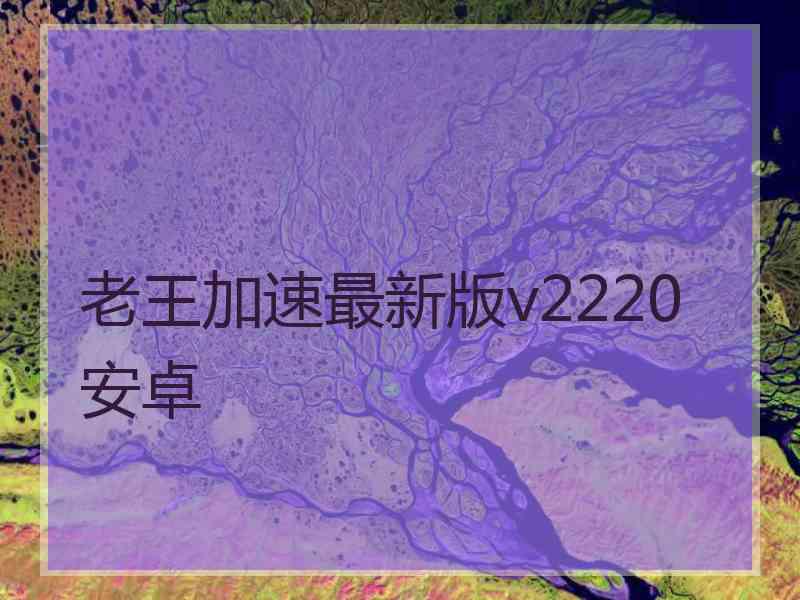 老王加速最新版v2220安卓