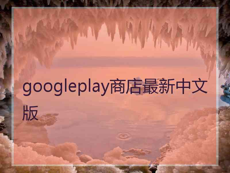 googleplay商店最新中文版