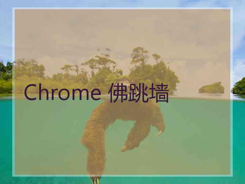 Chrome 佛跳墙