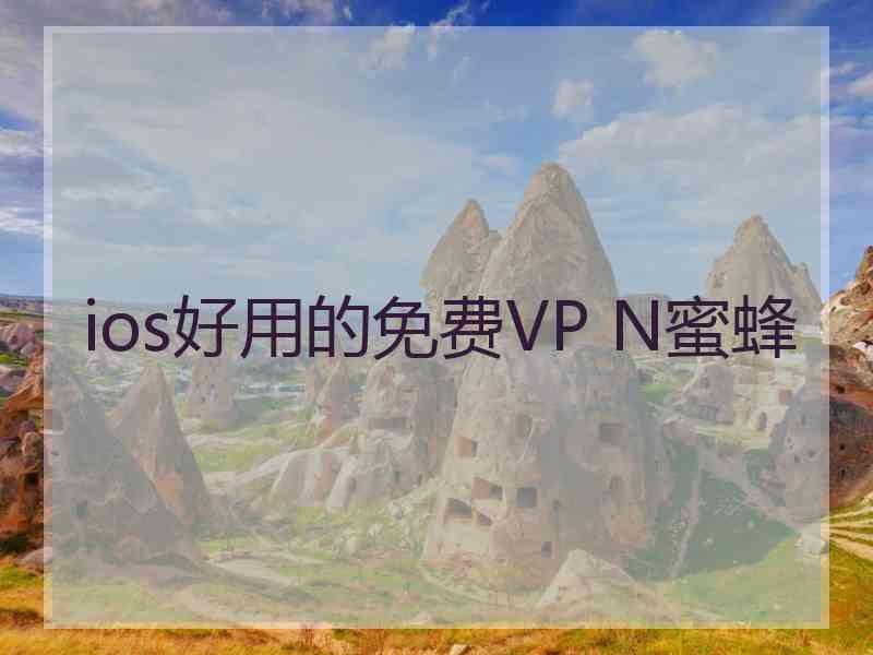 ios好用的免费VP N蜜蜂