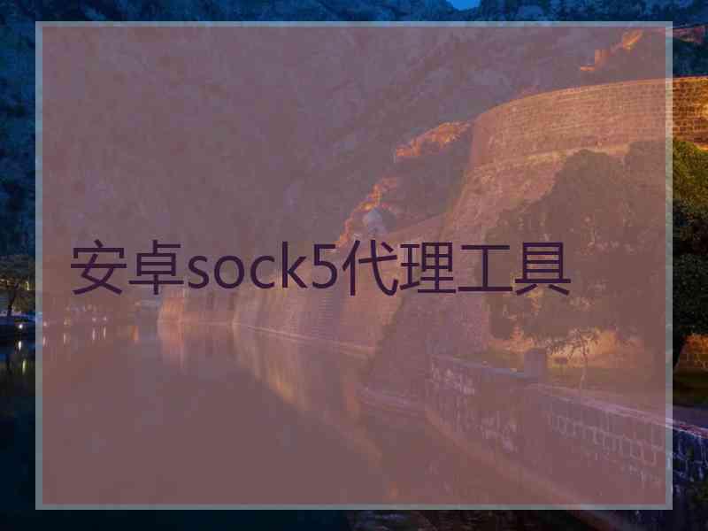 安卓sock5代理工具