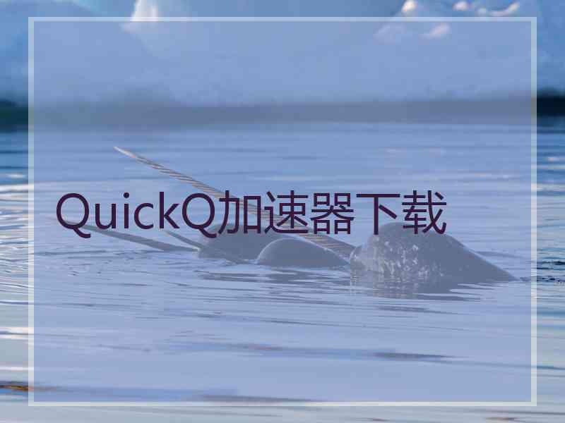 QuickQ加速器下载