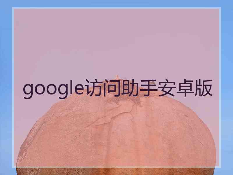 google访问助手安卓版