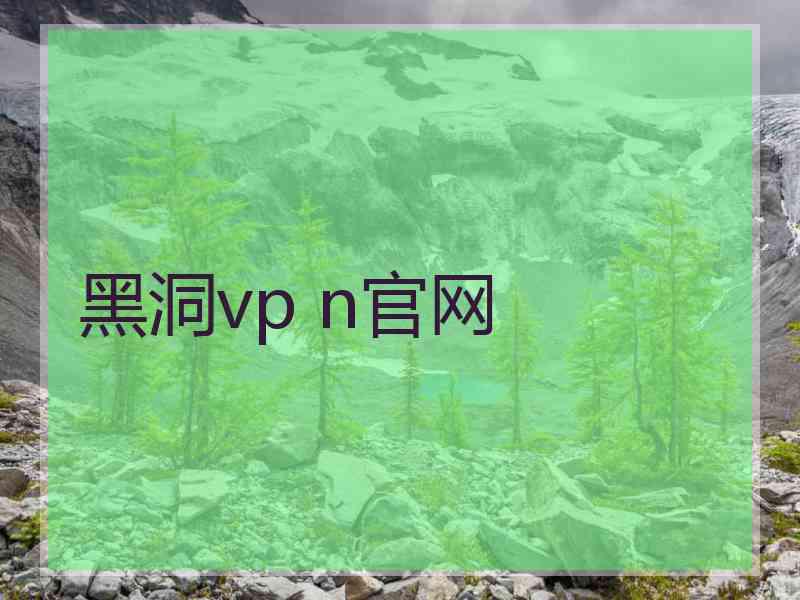 黑洞vp n官网