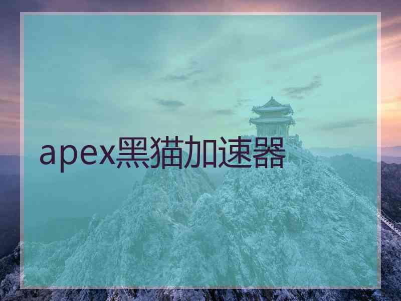 apex黑猫加速器