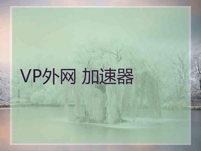 VP外网 加速器