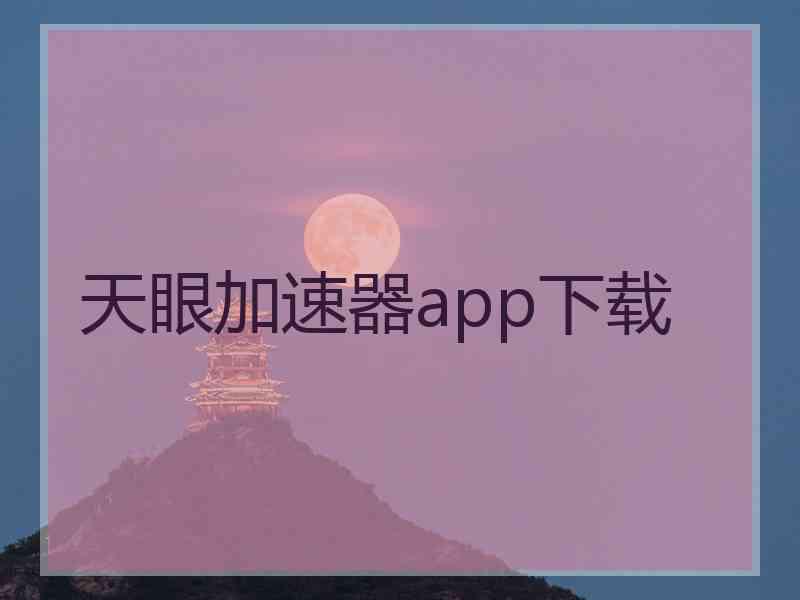 天眼加速器app下载