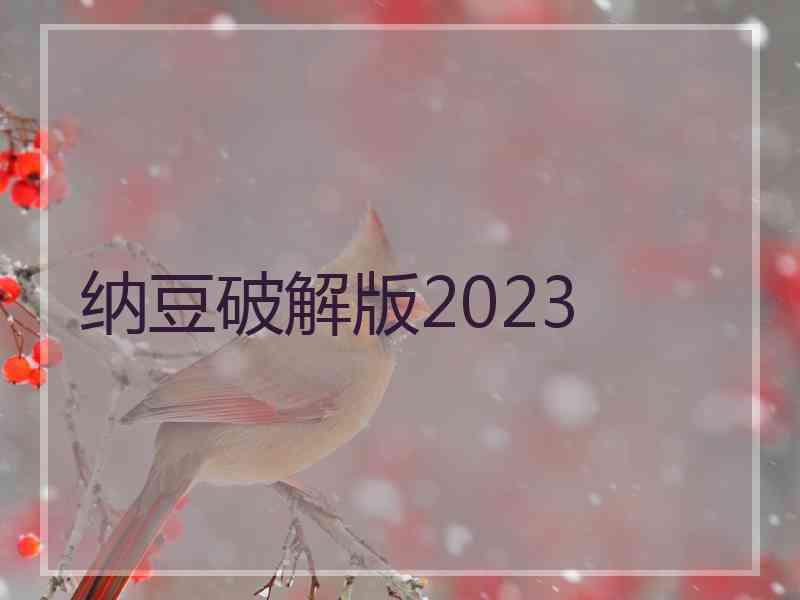 纳豆破解版2023