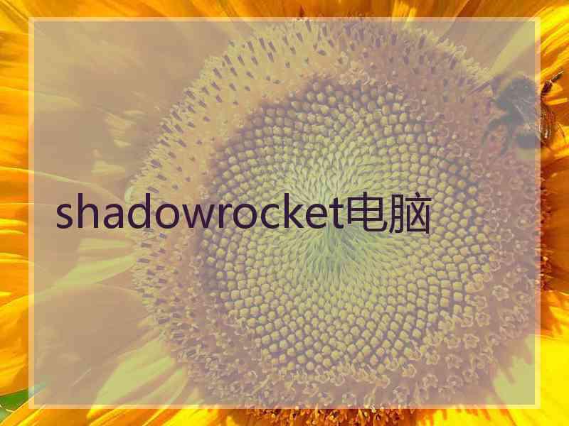 shadowrocket电脑