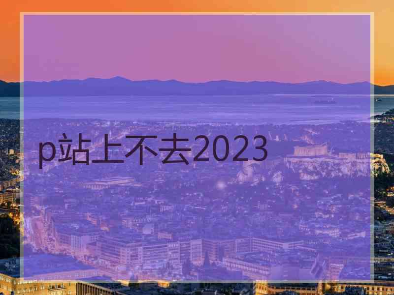 p站上不去2023