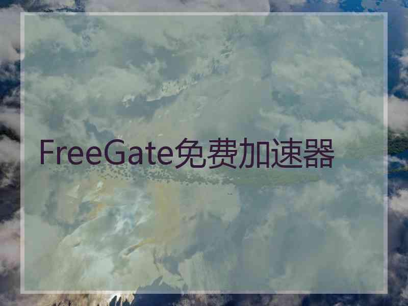 FreeGate免费加速器