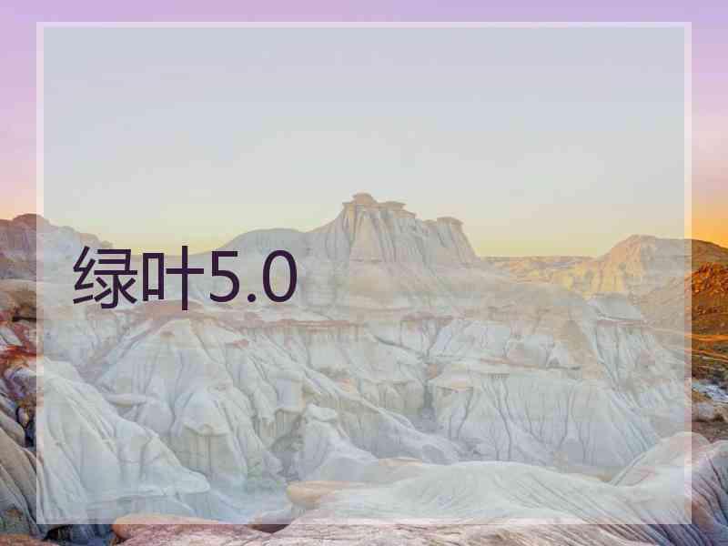 绿叶5.0