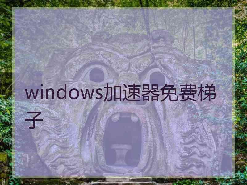 windows加速器免费梯子