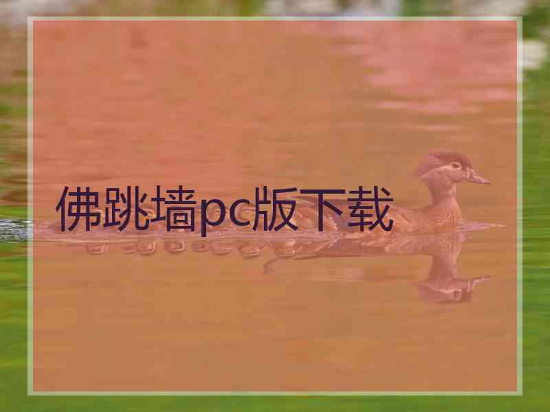 佛跳墙pc版下载