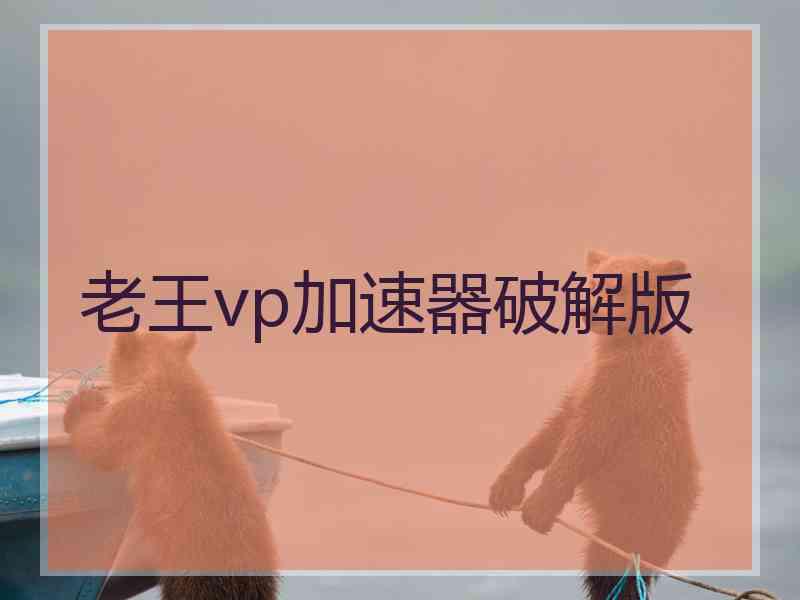 老王vp加速器破解版